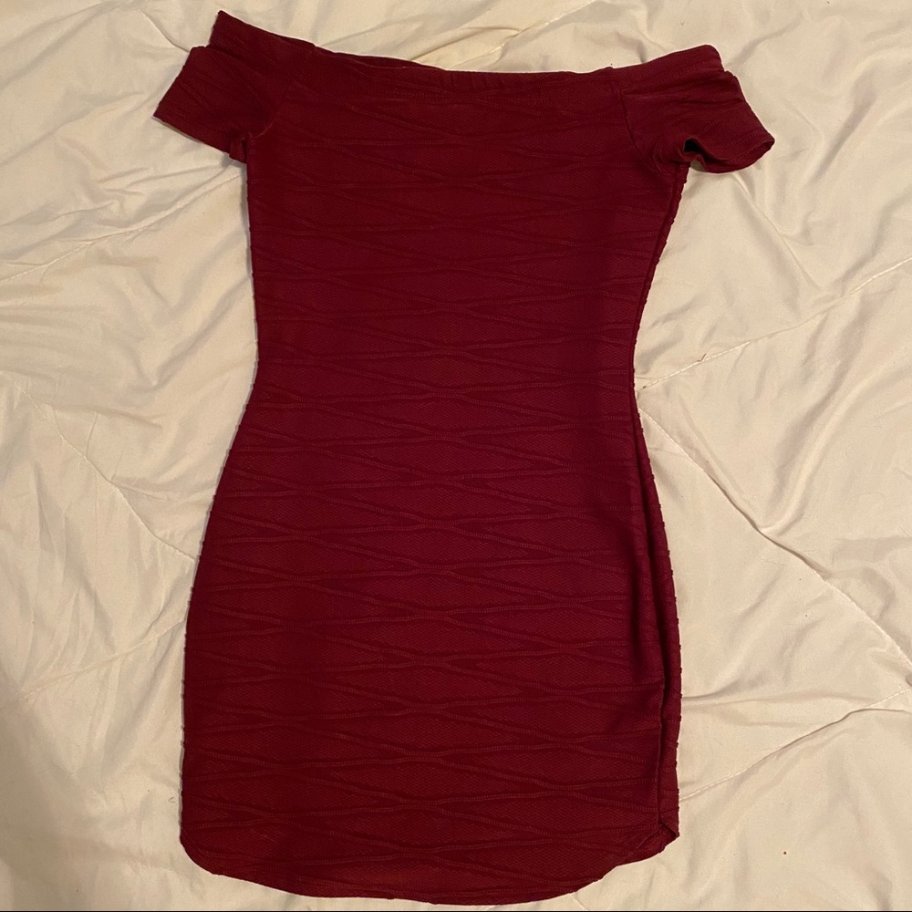 Textured Mini Dress